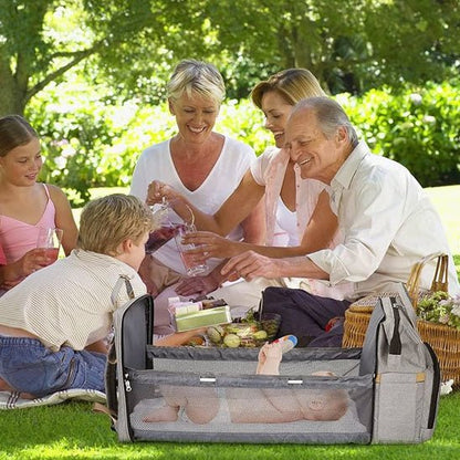 LIT DE VOYAGE BÉBÉ - GRIS - Supernova baby