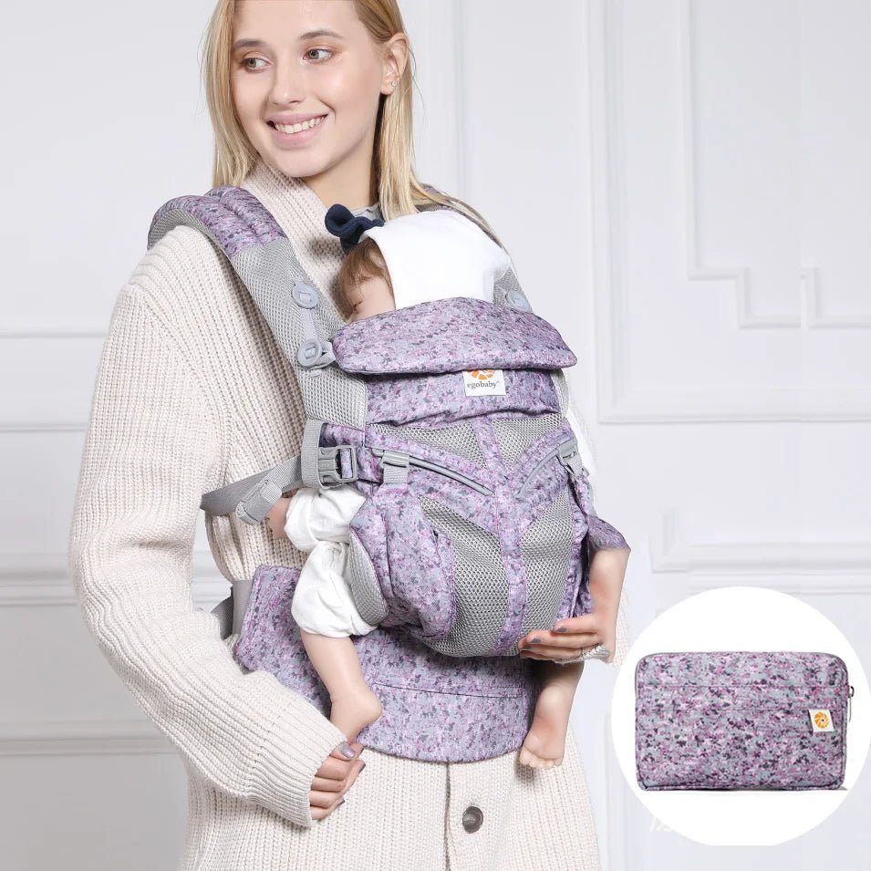 Porte Bebe - BreathBabyBag™ - Mauve Lavande - Supernova baby