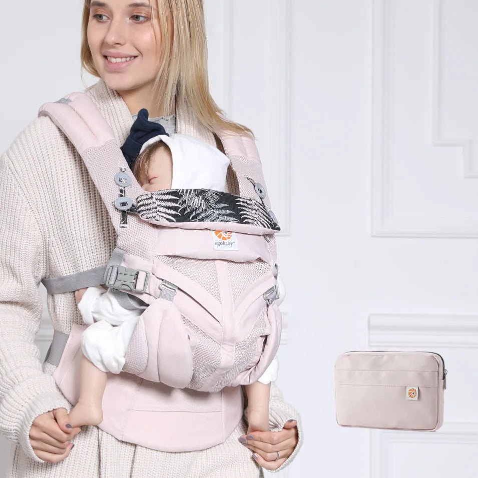 Porte Bebe - BreathBabyBag™ - Rose Maille - Supernova baby