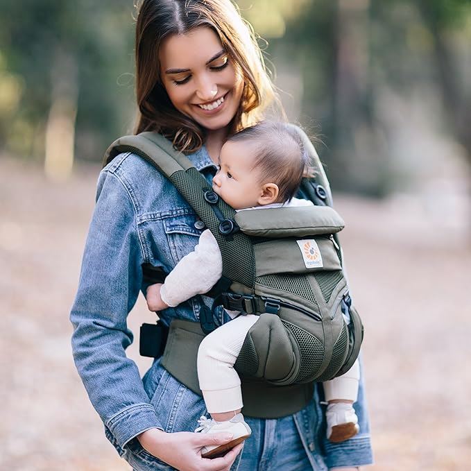 Porte Bebe - BreathBabyBag™ - Vert Olive - Supernova baby